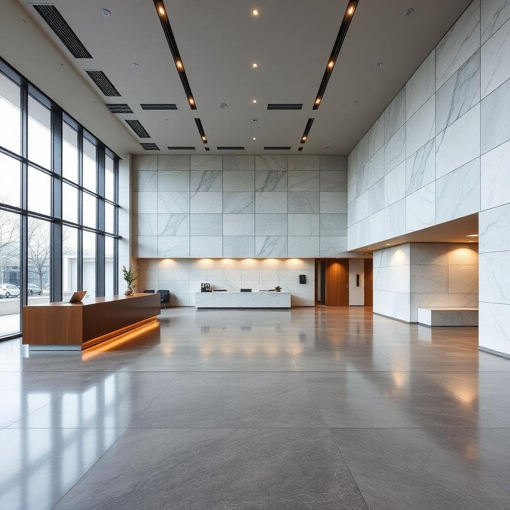 Grey limestone commercial projects application